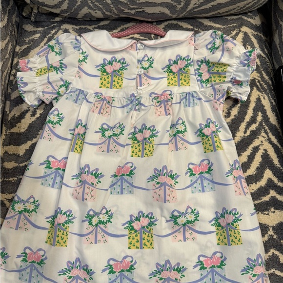 TBBC EUC Holly Day Dress - Every Day is a Gift with Palm Beach Pink 3T - Picture 2 of 7